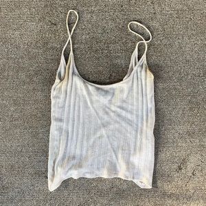Reformation cream crop top